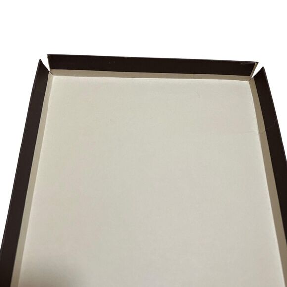 Louis Vuitton Gift Boxes Set Of 2 Brown Logo Rigid Tray Box Packaging Storage - Picture 9 of 9